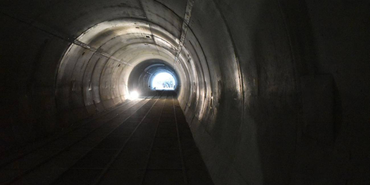 Tunel na pregradi vogršček