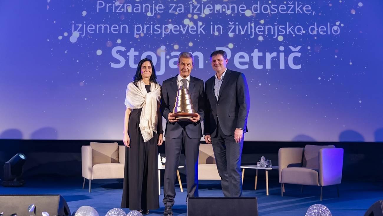Darja Petrič, članica uprave, Stojan Petrič, predsednik nadzornega sveta skupine Kolektor in Valter Leban, predsednik uprave skupine Kolektor