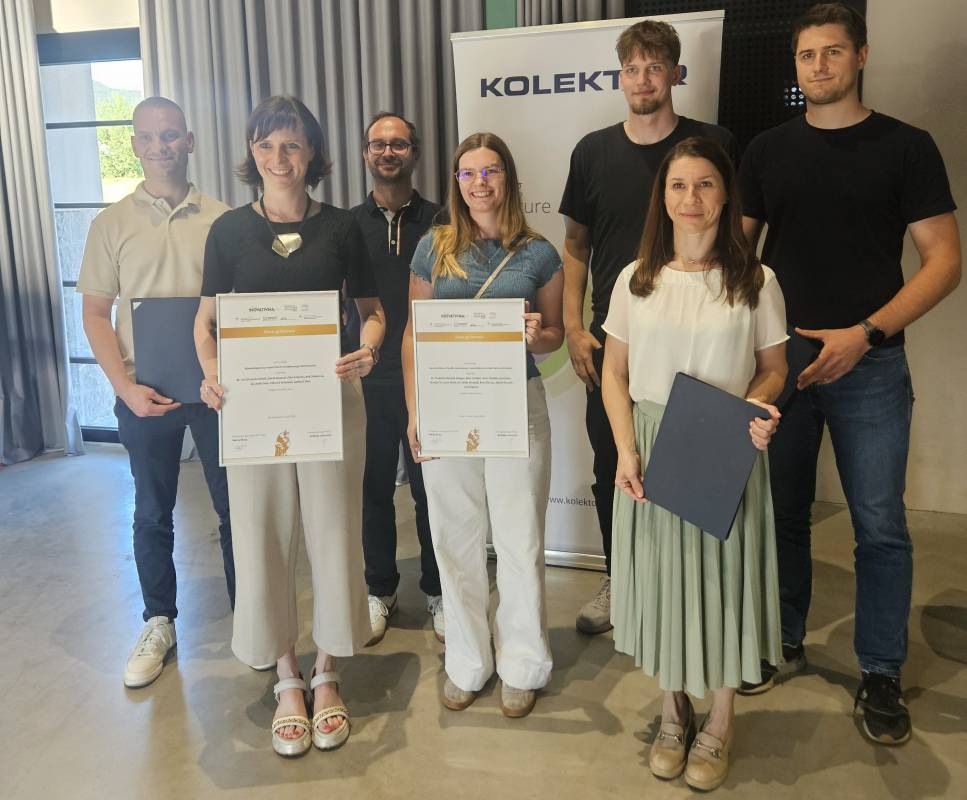 Kolektor Mobility je prejel dve zlati priznanji, in sicer za inovacijo Plastomagnet na osnovi 100-odstotno recikliranega NdFeB prahu in razvoj dvojne e-črpalka za visokotlačno in nizkotlačno delovanje