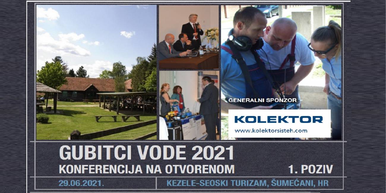 Konferencija Gubitci vode 2021 -  uživo na otvorenom!