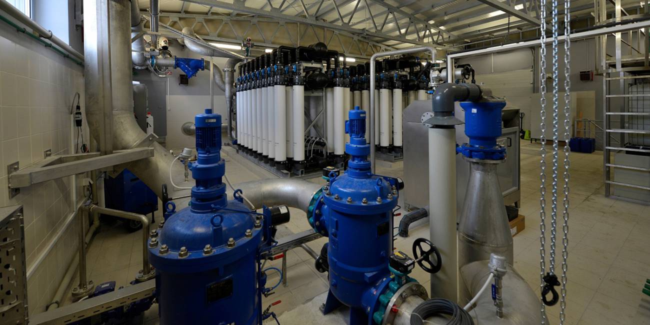 Improved water treatment plant Malni