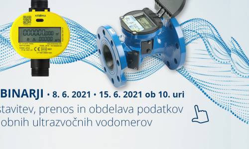 Nova webinarja na temo nastavitev, prenosa in obdelav podatkov sodobnih ultrazvočnih vodomerov