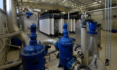 Improved water treatment plant Malni